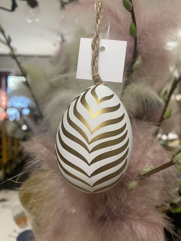påskägg påsk ägg vit guld